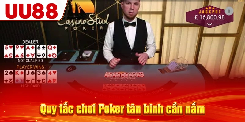Quy tắc chơi Poker tân binh cần nắm