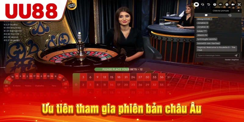 Ưu tiên tham gia phiên bản châu Âu